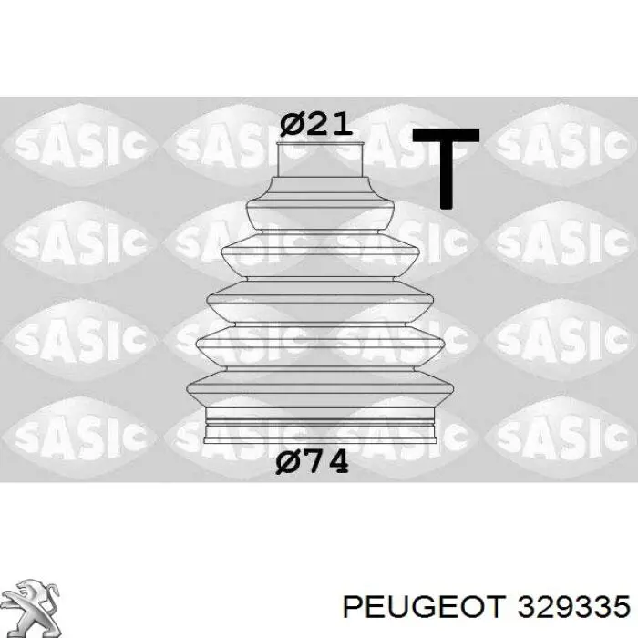 Пыльник ШРУСа передней полуоси наружный Peugeot/Citroen 329335