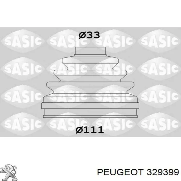 329399 Peugeot/Citroen пыльник шруса передней полуоси наружный