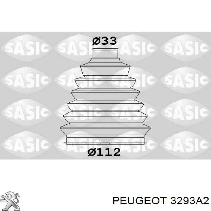 3293A2 Peugeot/Citroen пыльник шруса передней полуоси наружный