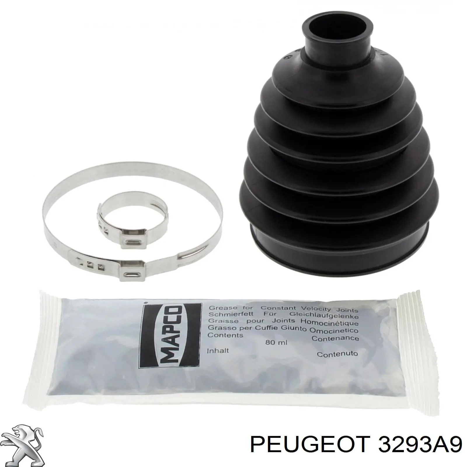 Купить 3293A9 Peugeot/Citroen Пыльник гранаты наружный, передний