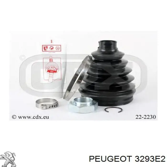 Купить 3293E2 Peugeot/Citroen Пыльник гранаты наружный, передний