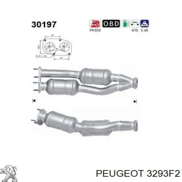 Чехол шруса Peugeot/Citroen 3293F2 цена, от 10.86 USD