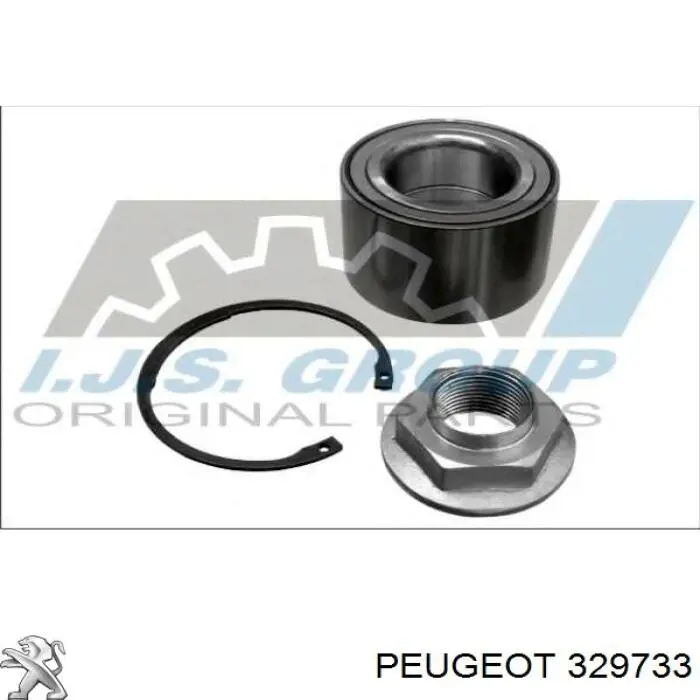 Гайка передней ступицы 329733 Peugeot/Citroen