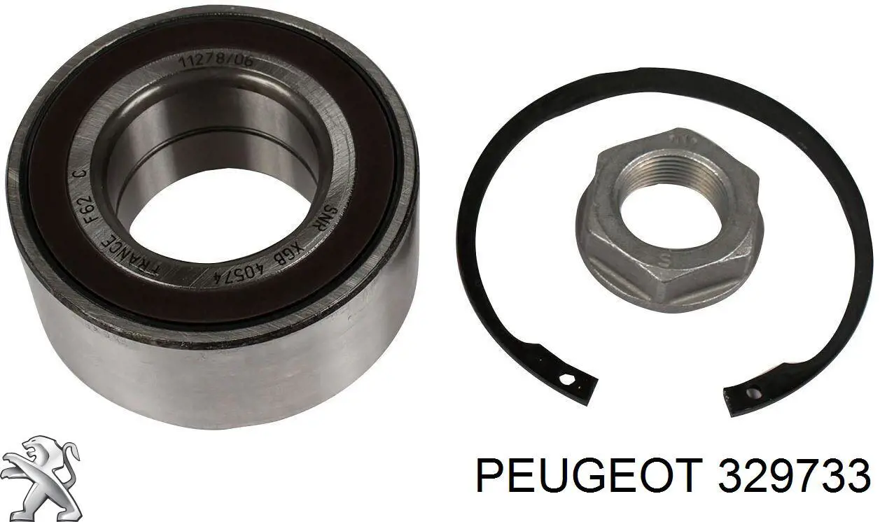 Гайка ступицы передней Peugeot/Citroen 329733