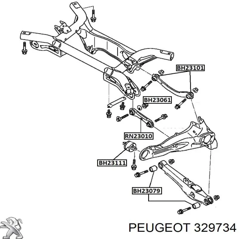 Гайка ступицы передней 00006822TT Peugeot/Citroen