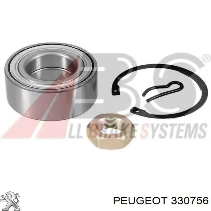 330756 Peugeot/Citroen подшипник ступицы передней