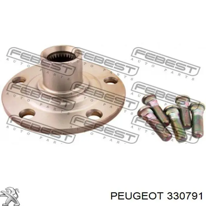 Ступица передняя 330791 Peugeot/Citroen