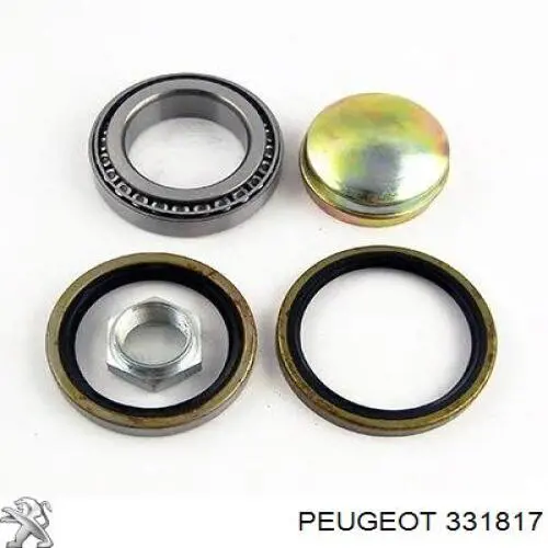 Compre 331817 Peugeot/Citroen Porca de cubo dianteiro