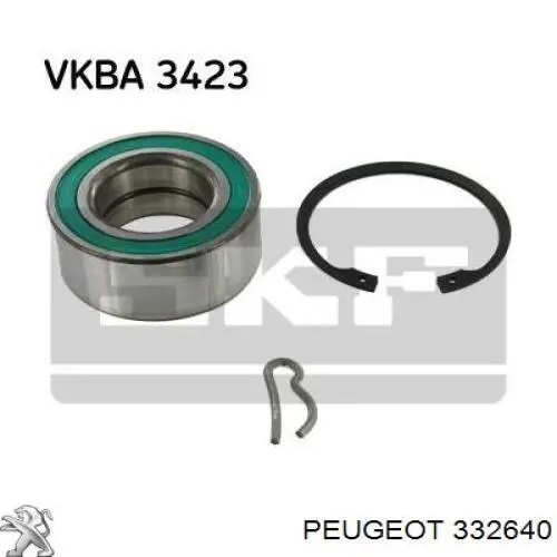 Комплект подшипника ступицы колеса Peugeot/Citroen 332640 цена, от 18.89 USD