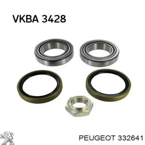 332641 Peugeot/Citroen Подшипник ступицы передней