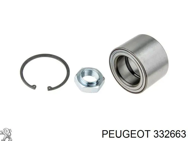 Ступичный подшипник передний Peugeot/Citroen 332663