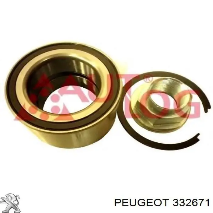 Ступичный подшипник передний Peugeot/Citroen 332671