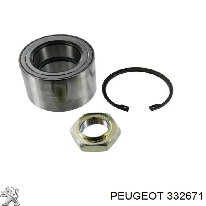 332671 Peugeot/Citroen подшипник ступицы передней