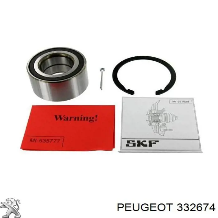 Купить 332674 Peugeot/Citroen Подшипник передней ступицы