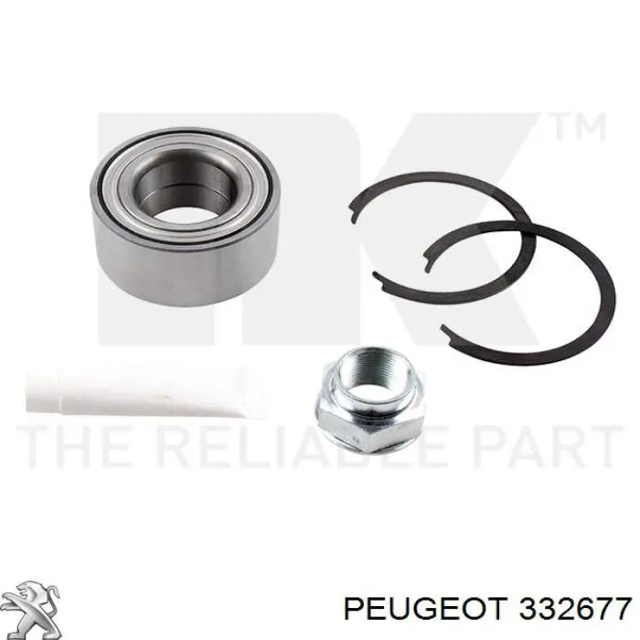 Ступичный подшипник передний Peugeot/Citroen 332677