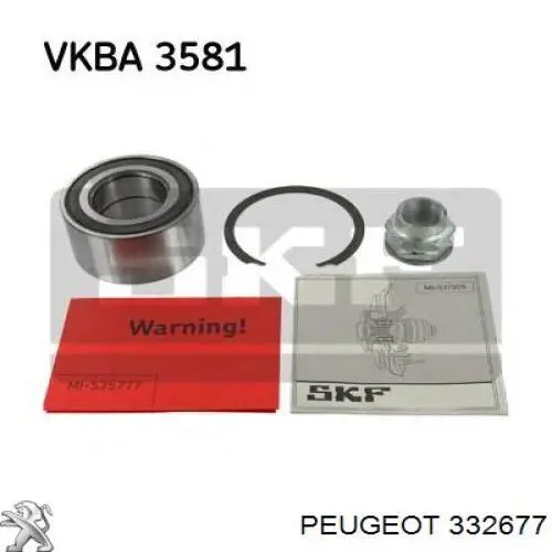 Комплект подшипника ступицы колеса Peugeot/Citroen 332677 цена, от 29.42 USD