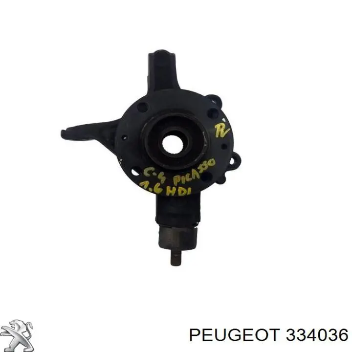 Цапфа - поворотный кулак задний, левый Peugeot/Citroen 334036 цена, от 29.33 USD
