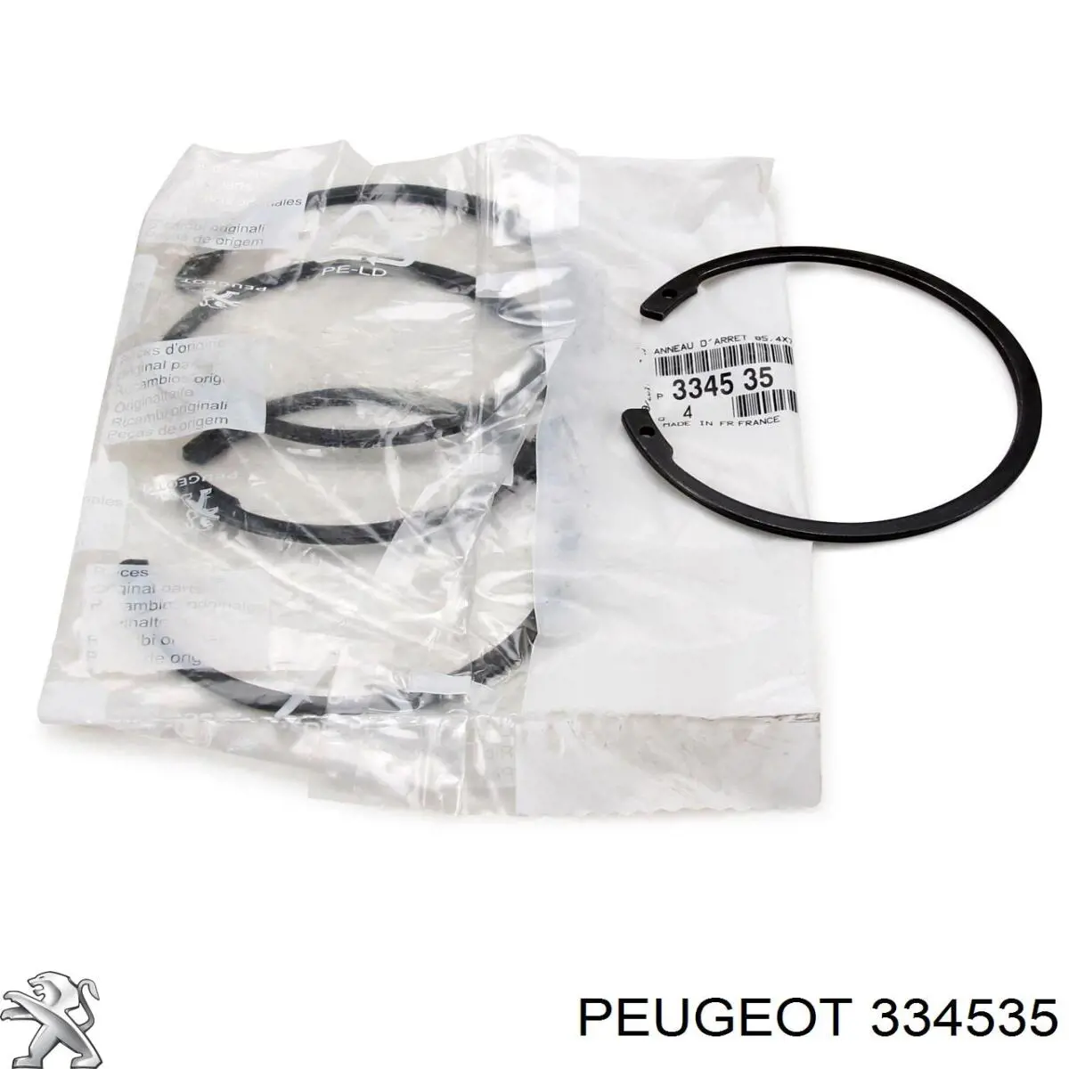 Anillo de retención de cojinete de rueda 334535 Peugeot/Citroen