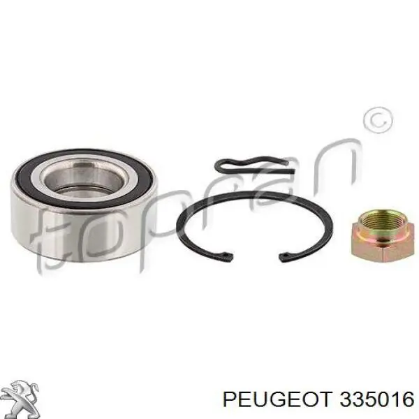 Купить 335016 Peugeot/Citroen Подшипник передней ступицы