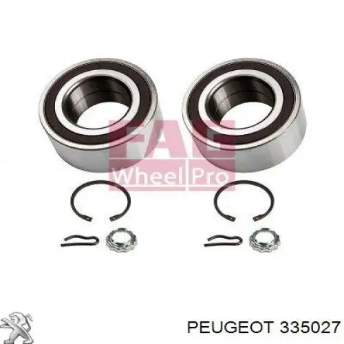 Комплект подшипника ступицы колеса Peugeot/Citroen 335027 цена, от 18.87 USD