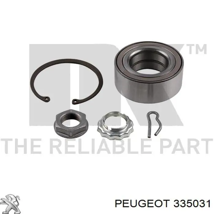 Комплект подшипника ступицы колеса Peugeot/Citroen 335031 цена, от 27.98 USD