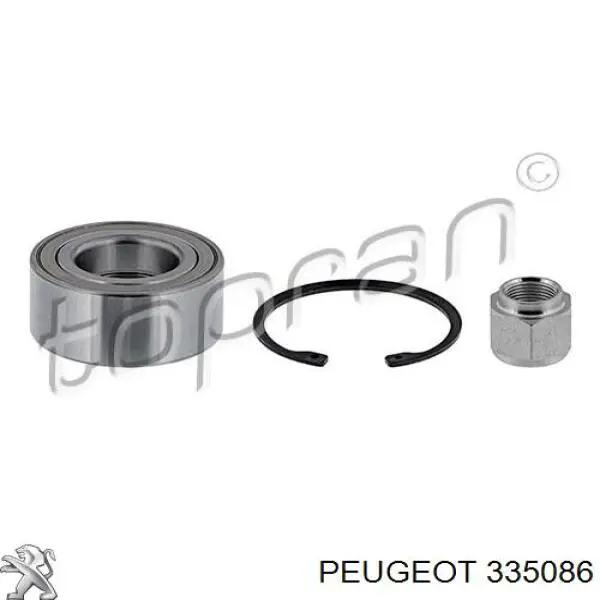Cojinete de rueda delantero 335086 Peugeot/Citroen