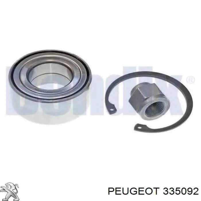 Cojinete de rueda delantero 335092 Peugeot/Citroen