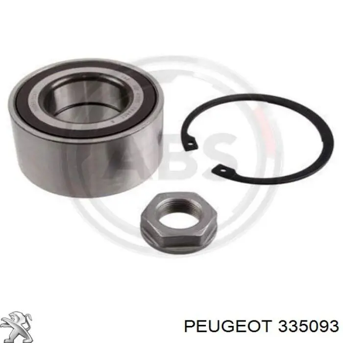Купить 335093 Peugeot/Citroen Подшипник передней ступицы