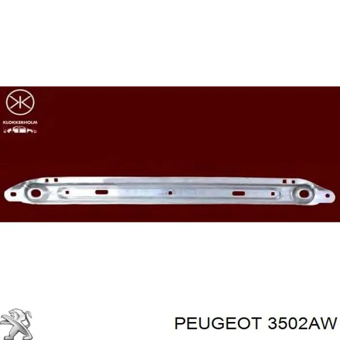 Усилитель бампера нижний Peugeot/Citroen 3502AW цена, от 14.39 USD