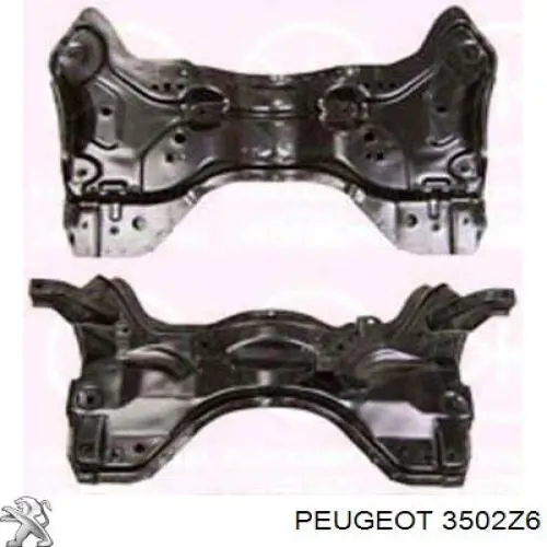3502Z6 Peugeot/Citroen Viga de suspensão dianteira (plataforma veicular)