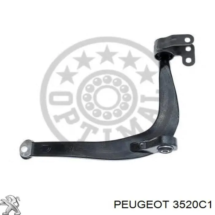 Левый рычаг передней нижней подвески Peugeot/Citroen 3520C1 цена, от 87.29 USD