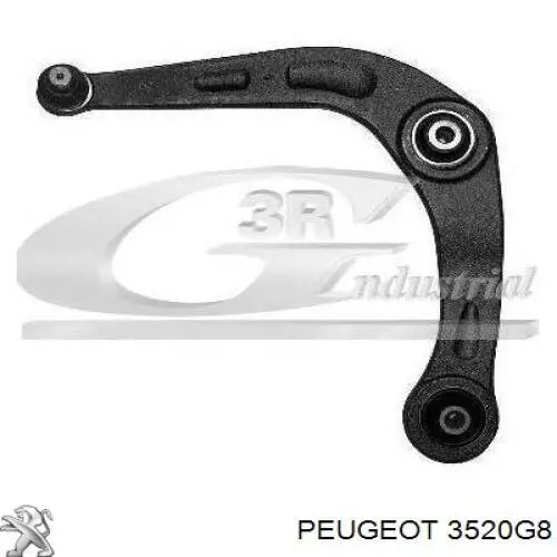 Левый рычаг передней нижней подвески Peugeot/Citroen 3520G8 цена, от 38.94 USD