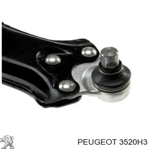 Левый рычаг передней нижней подвески Peugeot/Citroen 3520H3 цена, от 43.31 USD