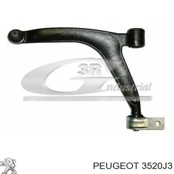 Рычаг передний нижний левый Peugeot/Citroen 3520J3
