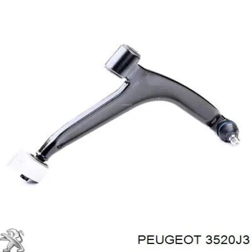 Левый рычаг передней нижней подвески Peugeot/Citroen 3520J3 цена, от 40.29 USD