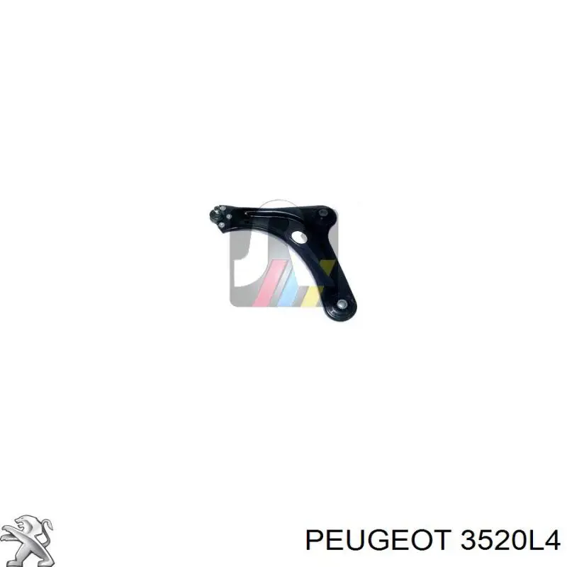 3520L4 Peugeot/Citroen Рычаг передней подвески нижний левый