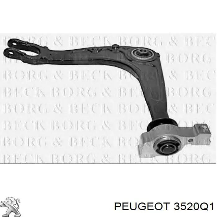 Купить 3520Q1 Peugeot/Citroen Рычаг передней подвески левый