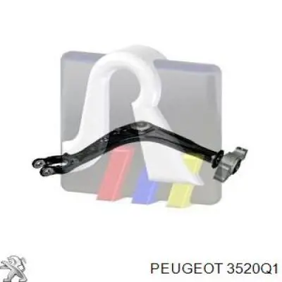 Рычаг передний нижний левый Peugeot/Citroen 3520Q1