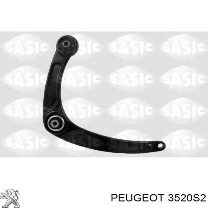 Левый рычаг передней нижней подвески Peugeot/Citroen 3520S2 цена, от 14.23 USD