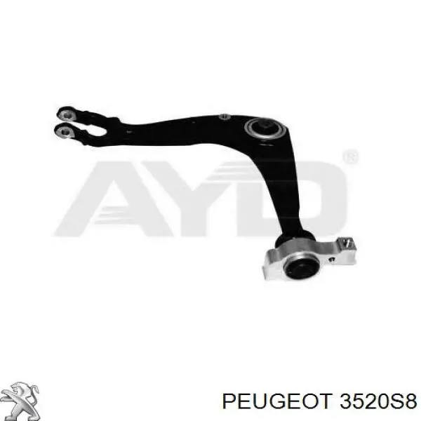 Купить 3520S8 Peugeot/Citroen Рычаг передней подвески левый