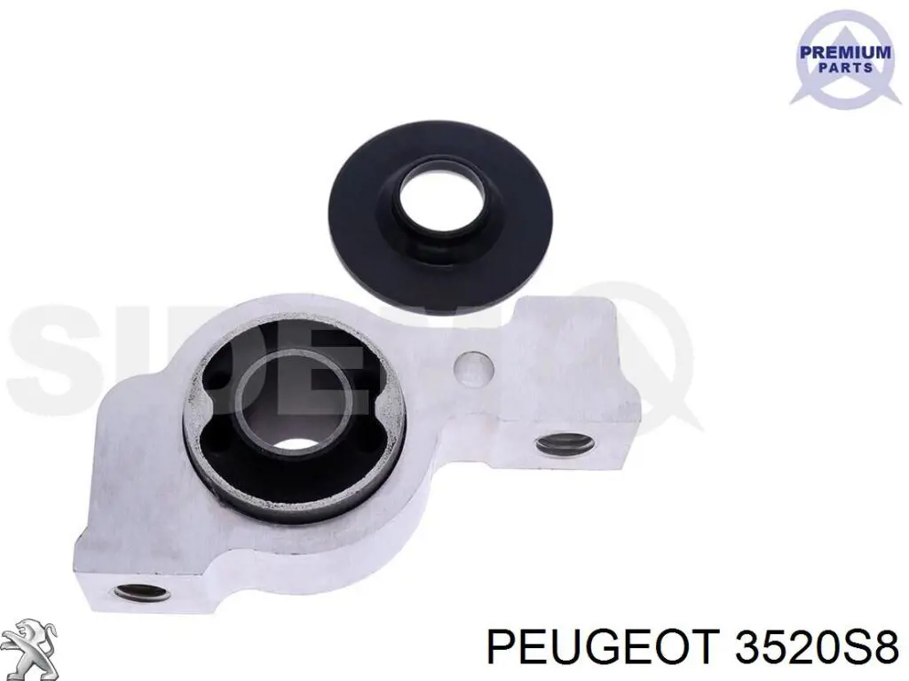 Левый рычаг передней нижней подвески Peugeot/Citroen 3520S8 цена, от 71.84 USD