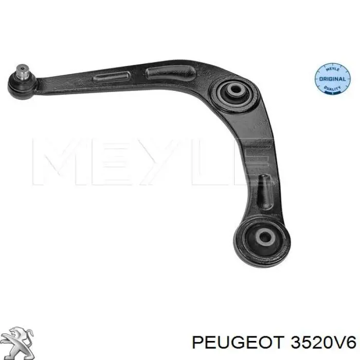 Левый рычаг передней нижней подвески Peugeot/Citroen 3520V6 цена, от 54.22 USD