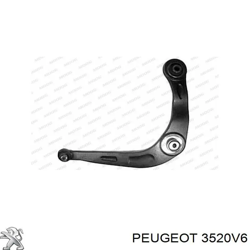 Рычаг передней подвески левый 3520V6 Peugeot/Citroen