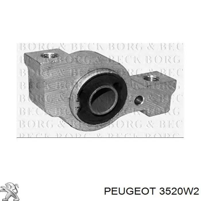 Левый рычаг передней нижней подвески Peugeot/Citroen 3520W2 цена, от 82.39 USD