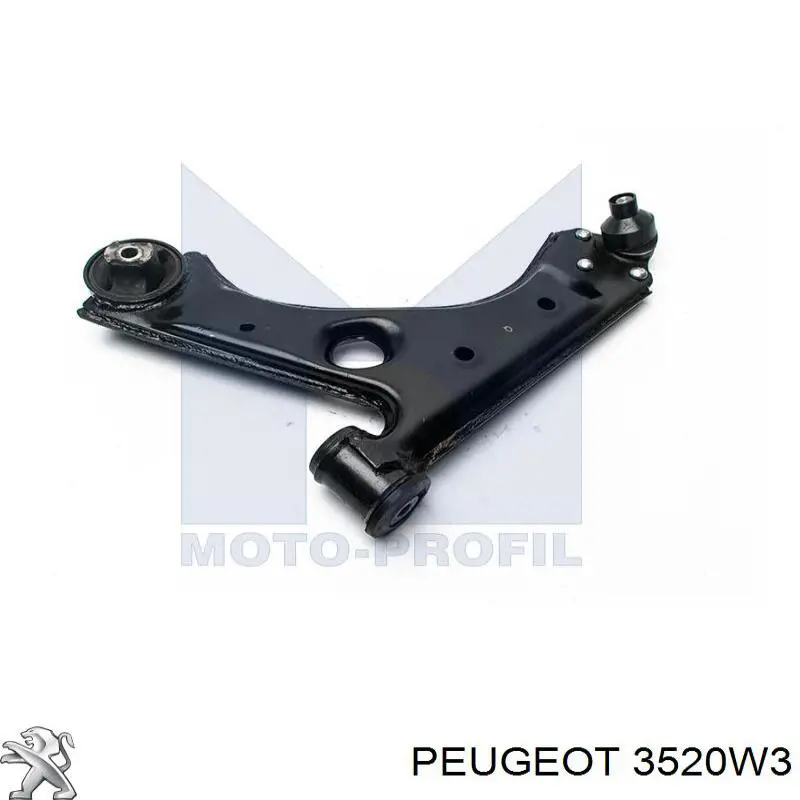 Рычаг передней подвески левый 3520W3 Peugeot/Citroen