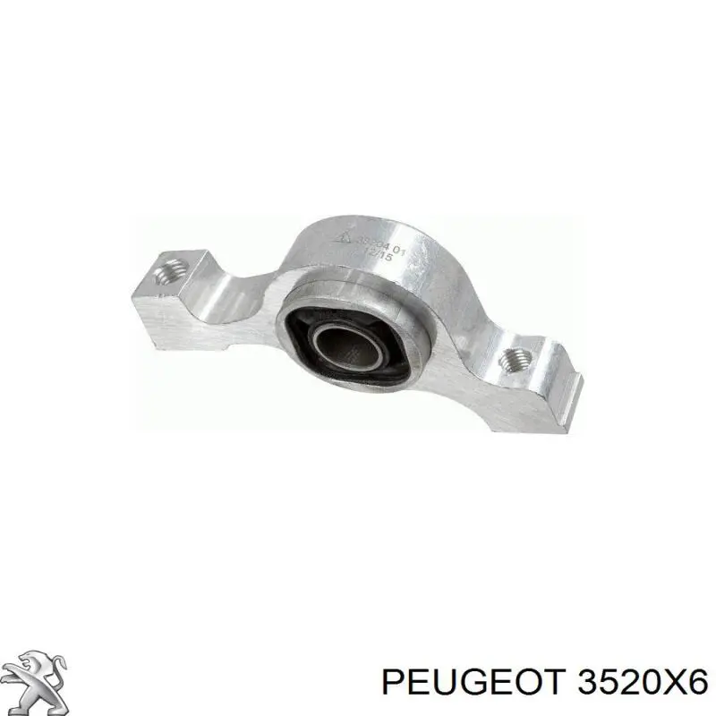 3520X6 Peugeot/Citroen braço oscilante inferior esquerdo de suspensão dianteira
