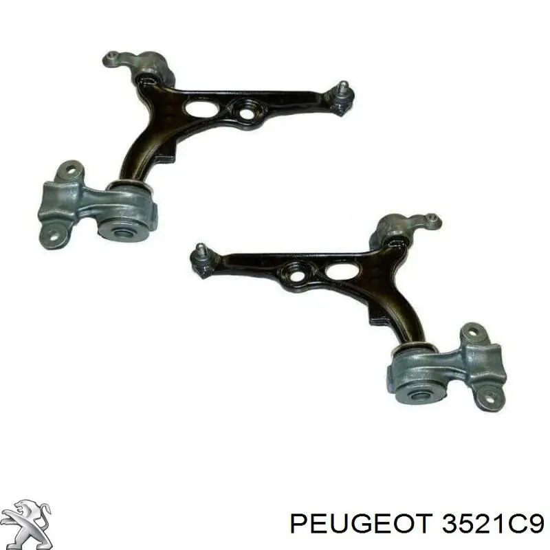 Купить 3521C9 Peugeot/Citroen Нижний правый рычаг передней подвески