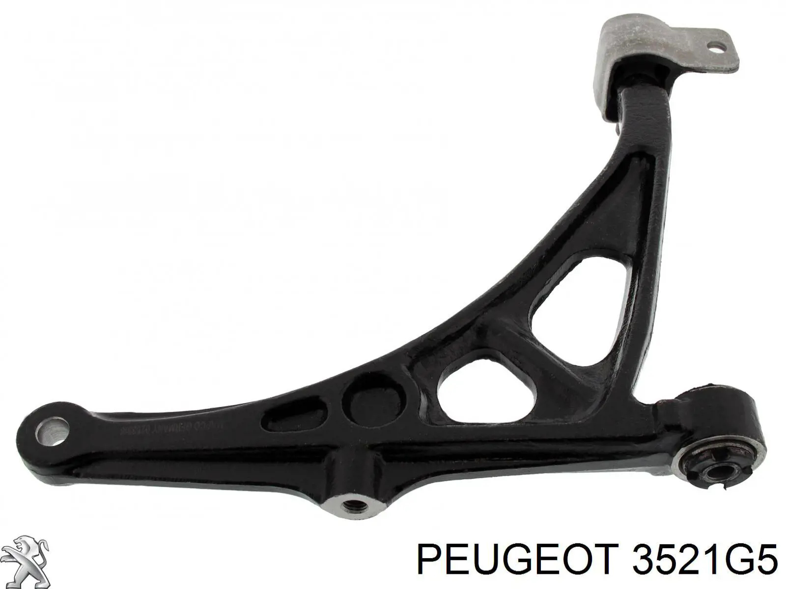 Barra oscilante, suspensión de ruedas delantera, inferior derecha 3521G5 Peugeot/Citroen