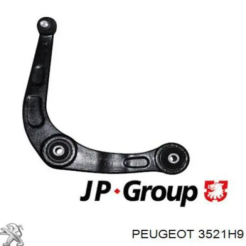 Купить 3521H9 Peugeot/Citroen Нижний правый рычаг передней подвески