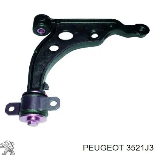 Правый рычаг передней нижней подвески Peugeot/Citroen 3521J3 цена, от 65.24 USD